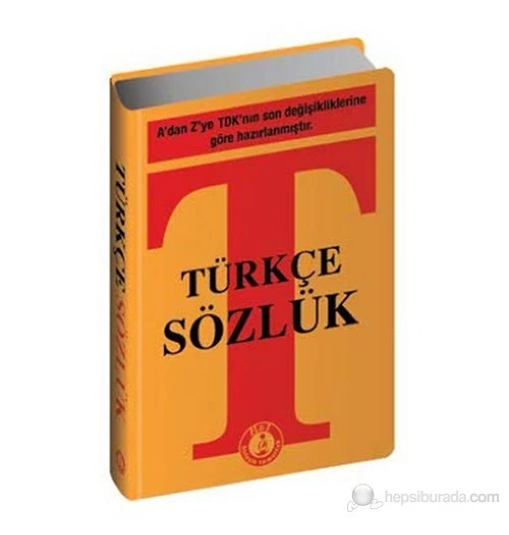 Türkçe Sözlük Plastik Kapak -M010 Cep Boy 1.Hm  Birleşik