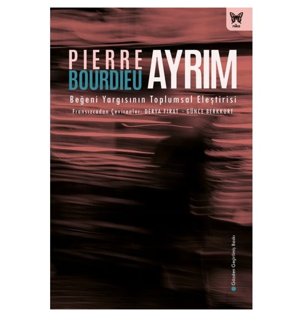 Ayrım  Pıerre Bourdıue  Nıke Yayın