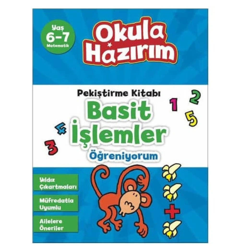 Okula Hazırım 8  Basit İşlemler 6-7 Yaş   Doğan Egmont