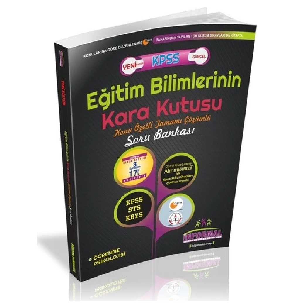 İnformal 2022 Eğitim Bilimlerinin Karakutusu Öğrenme Psikolojisi