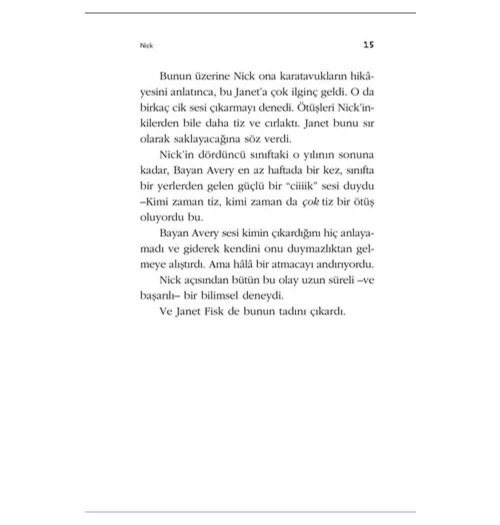 Bunun Adı Findel Andrew Clements Günışığı