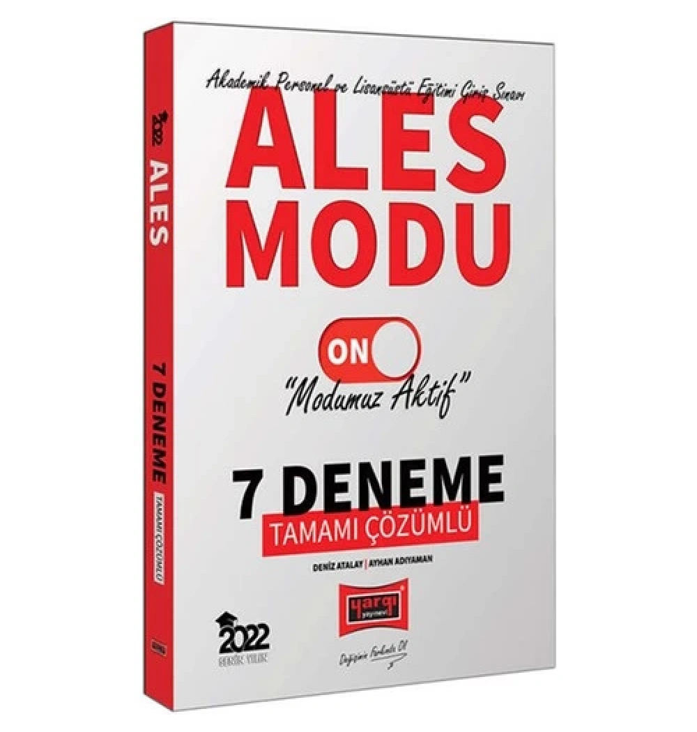 Yargı 2022 Ales Modu Çözümlü 7 Deneme