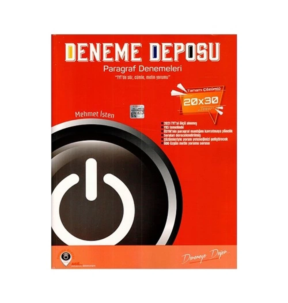 Acil Deneme Deposu Paragraf Denemeleri