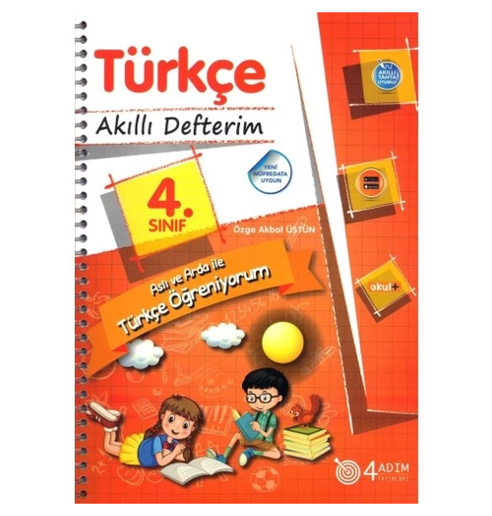 4. Sınıf Türkçe Akilli Defterim 4 Adım