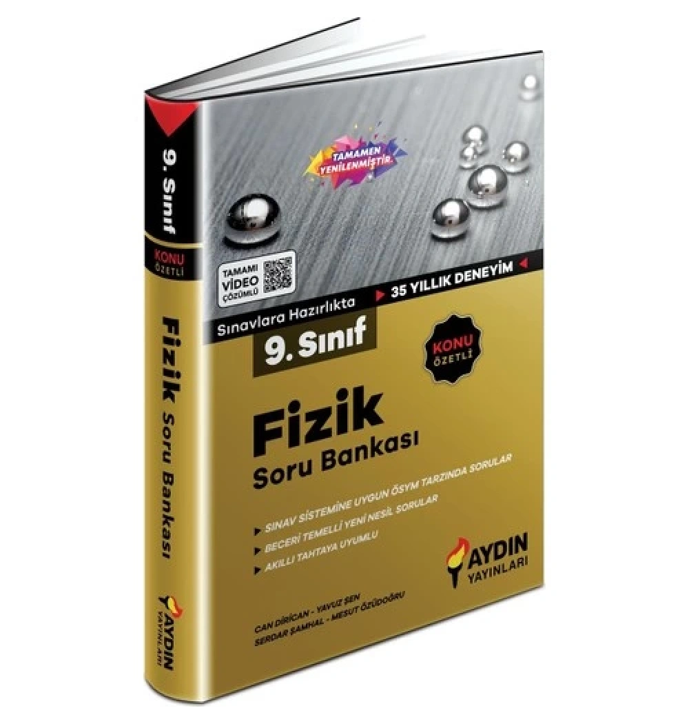 Aydın 9.Sınıf Fizik Soru Bankası