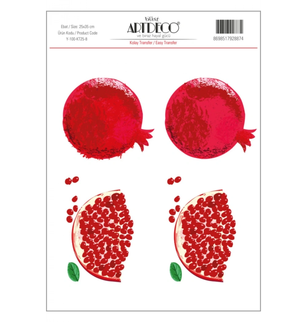 Lisans Artdeco Kolay Transfer 25X35 Cm  Lv-Y-100-Kt25-8