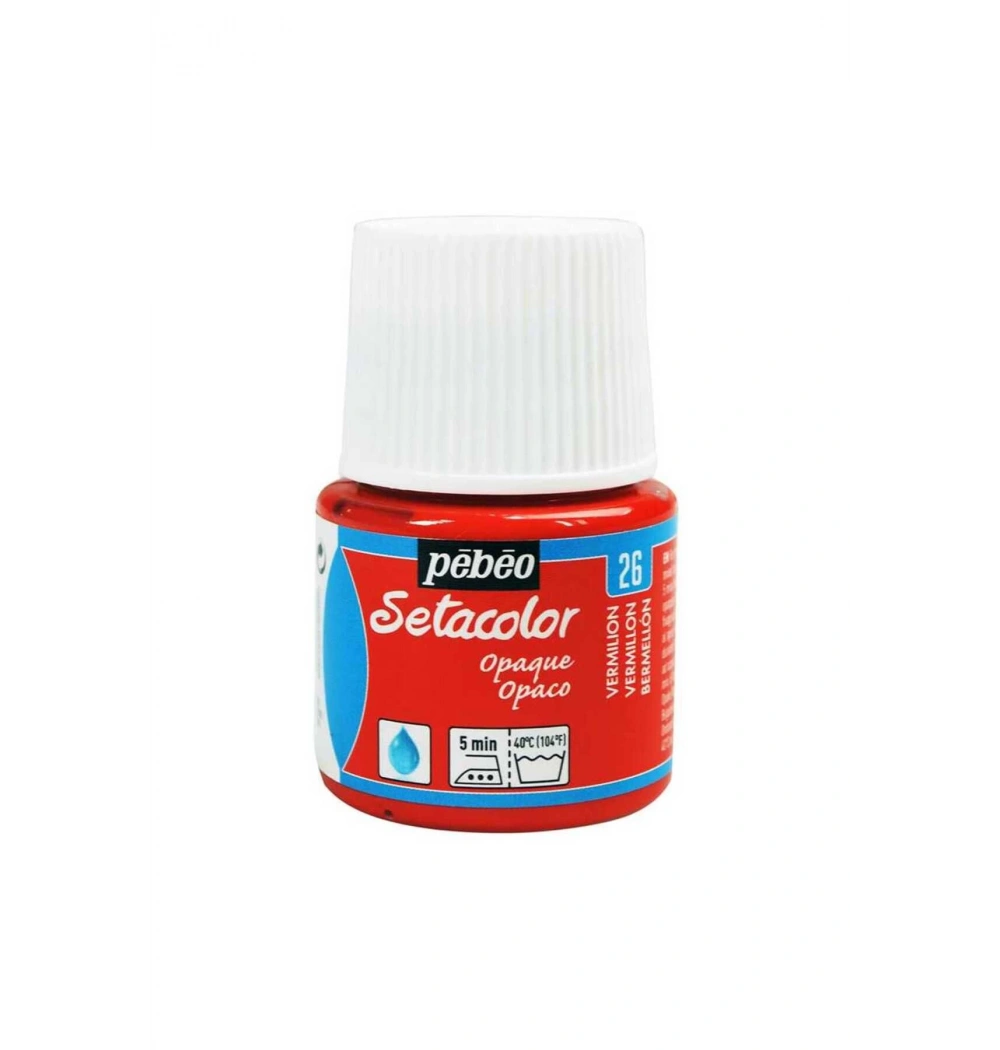 Pebeo 295- 26 45Ml Setacolor Kumaş Boyası Parlak Kırmızı