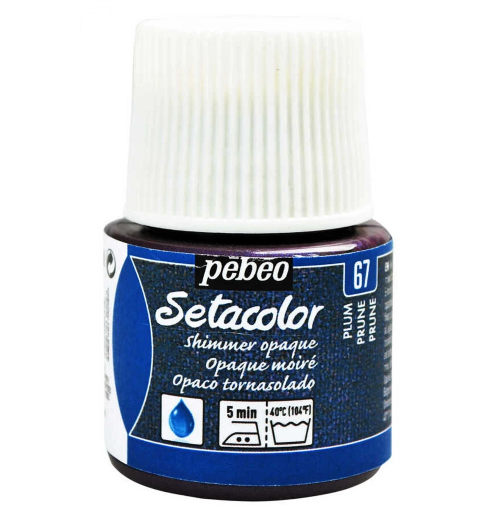 Pebeo 295- 67 45Ml Setacolor Kumaş Boyası Işıltı Erik
