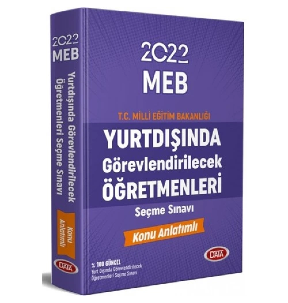 Data 2022 Meb Yurt Dışında Görevlendirilecek Öğretmenleri Konu Anlatım