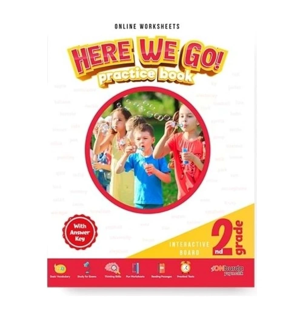 Onburda 2.Sınıf İngilizce Here We Go Practice Book