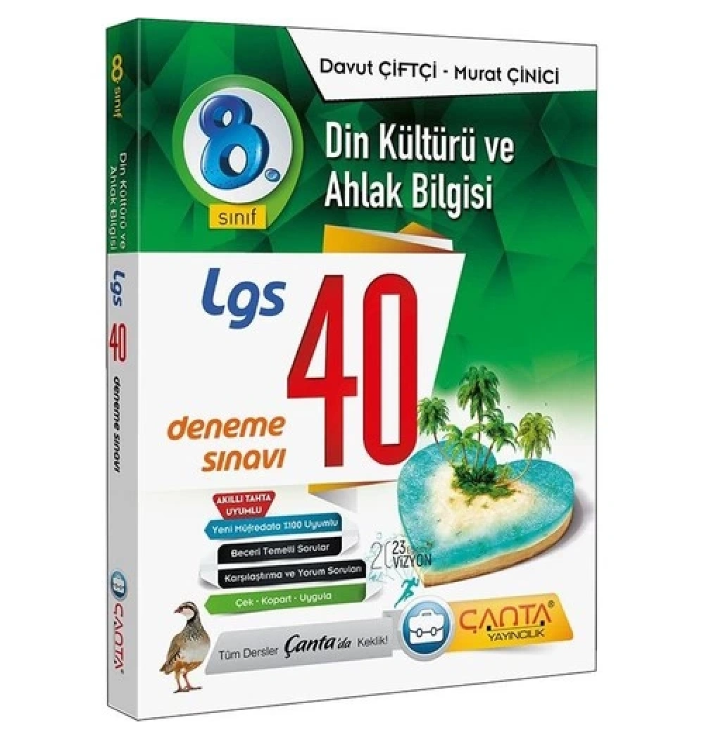 Çanta 8.Sınıf Din Kültürü 40 Deneme Sınavı