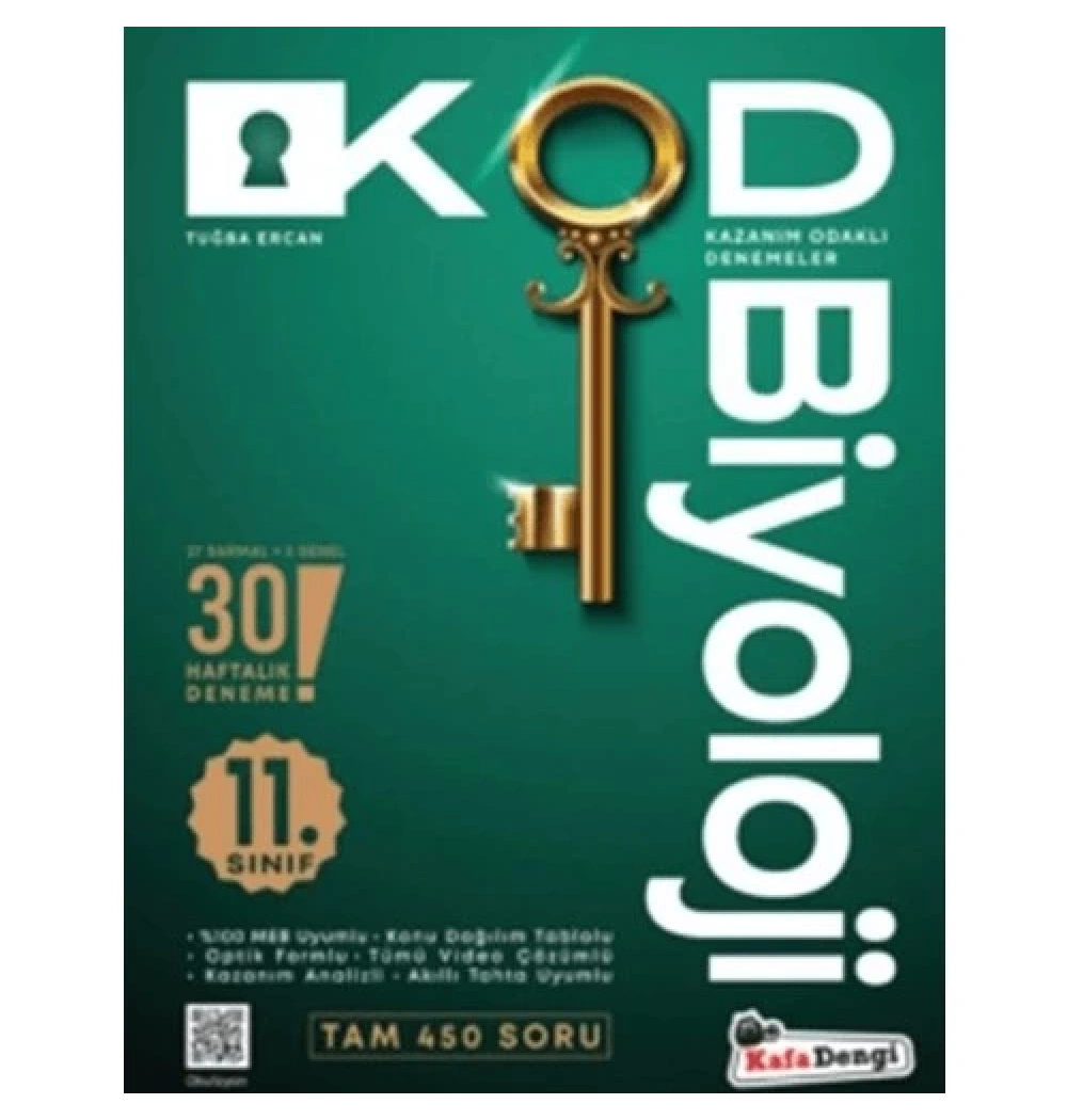 11.Sınıf Kod Biyoloji 30 Haftalık Deneme Kafadengi