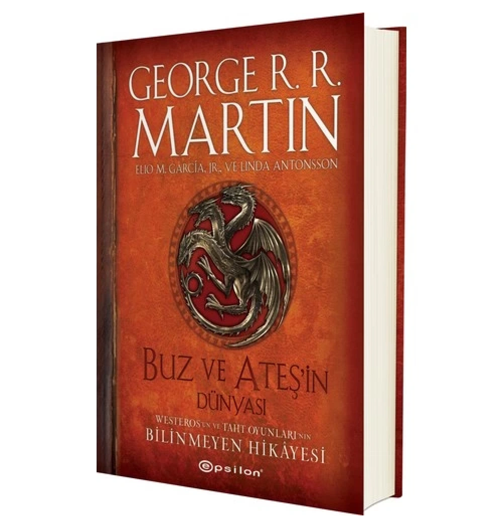 Buz Ve Ateşin Dünyası George Martın Büyük Boy Ciltli Epsilon