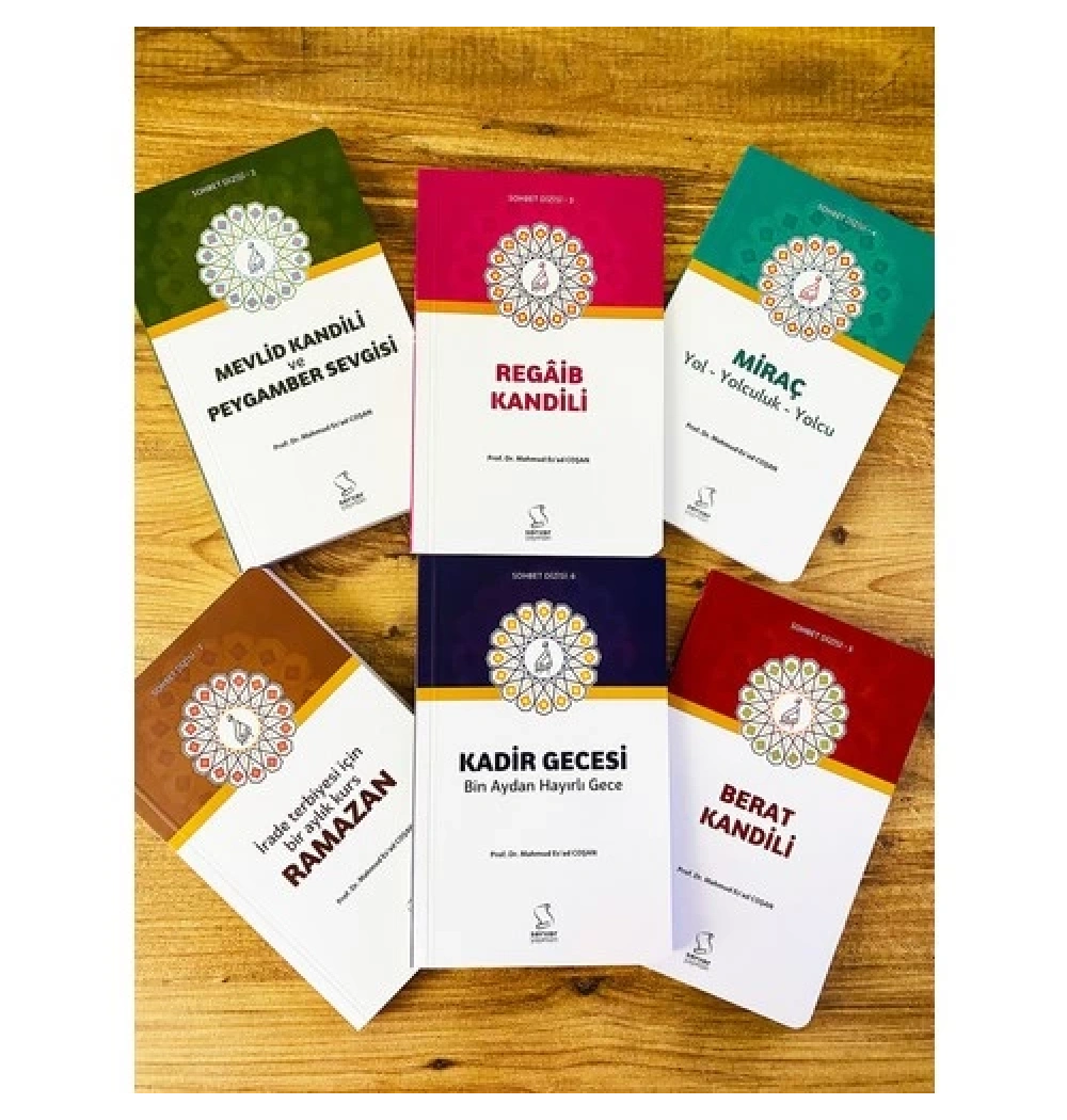 Kandil Seti Cep Boy 6 Kitap Set  M.Esad Coşan  Server Yayın