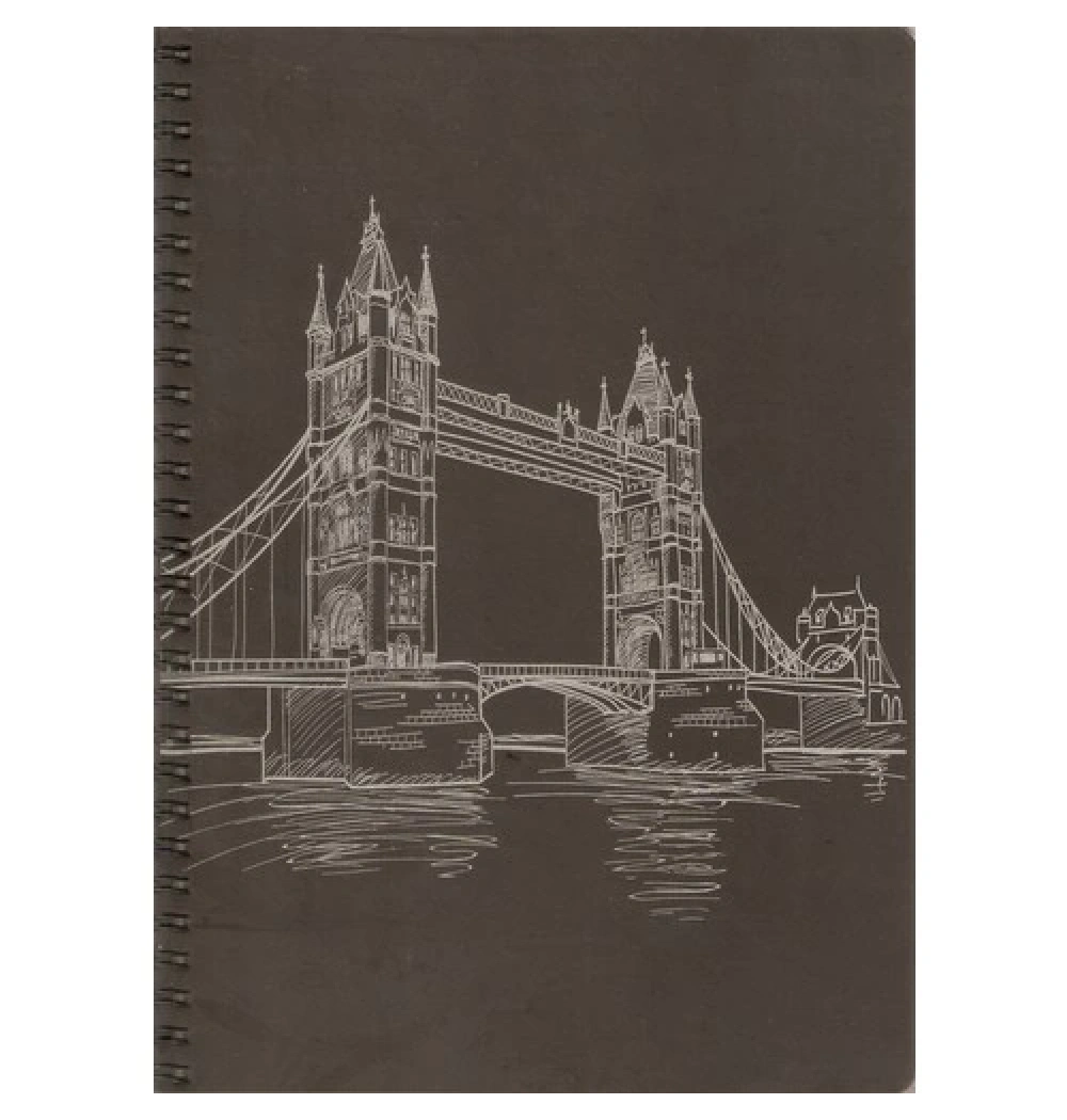 Liz Defter 17X24 120Gr 40Yp Spiralli Siyah Defter Syhsp17