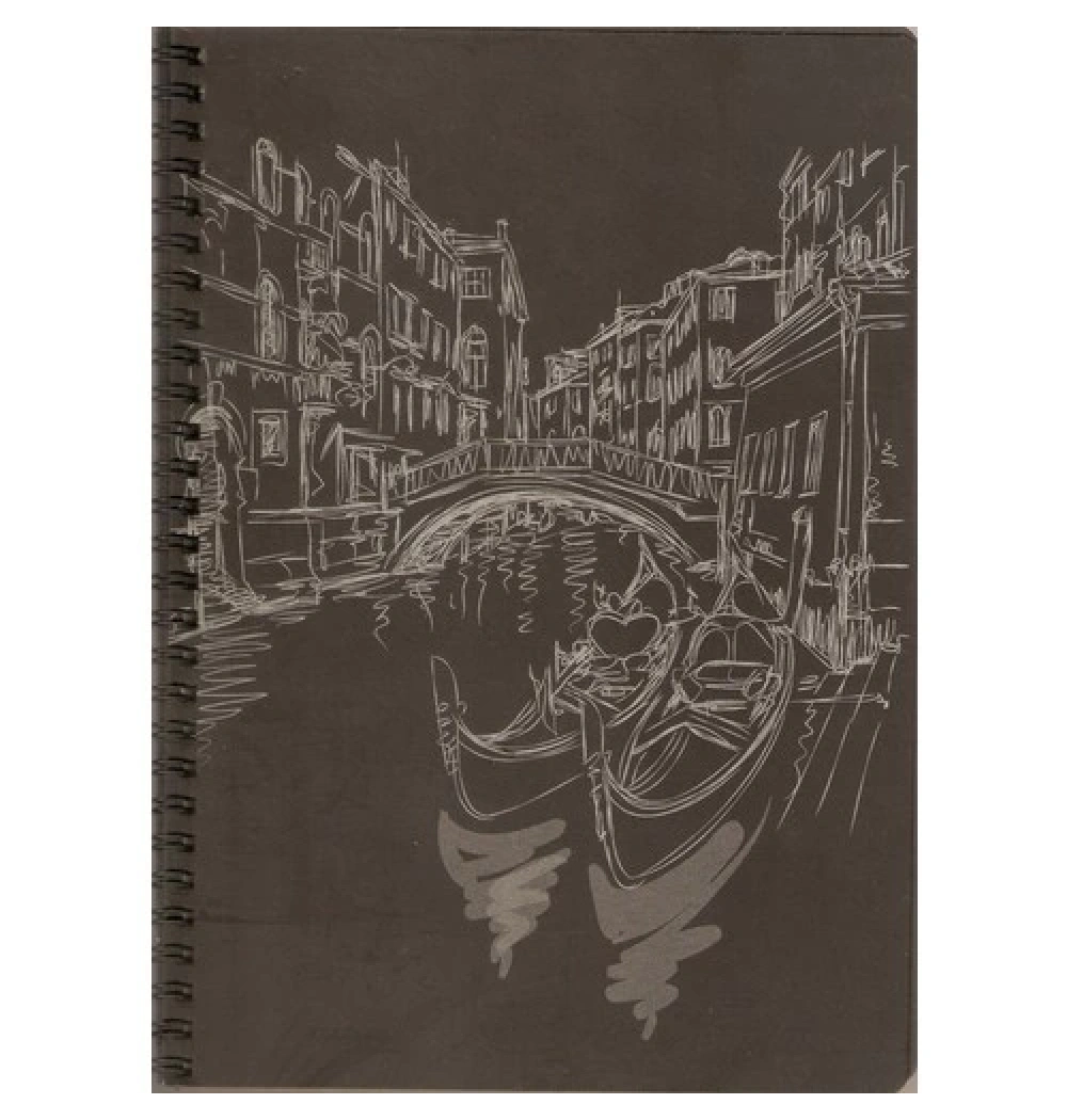 Liz Defter 17X24 120Gr 40Yp Spiralli Siyah Defter Syhsp17