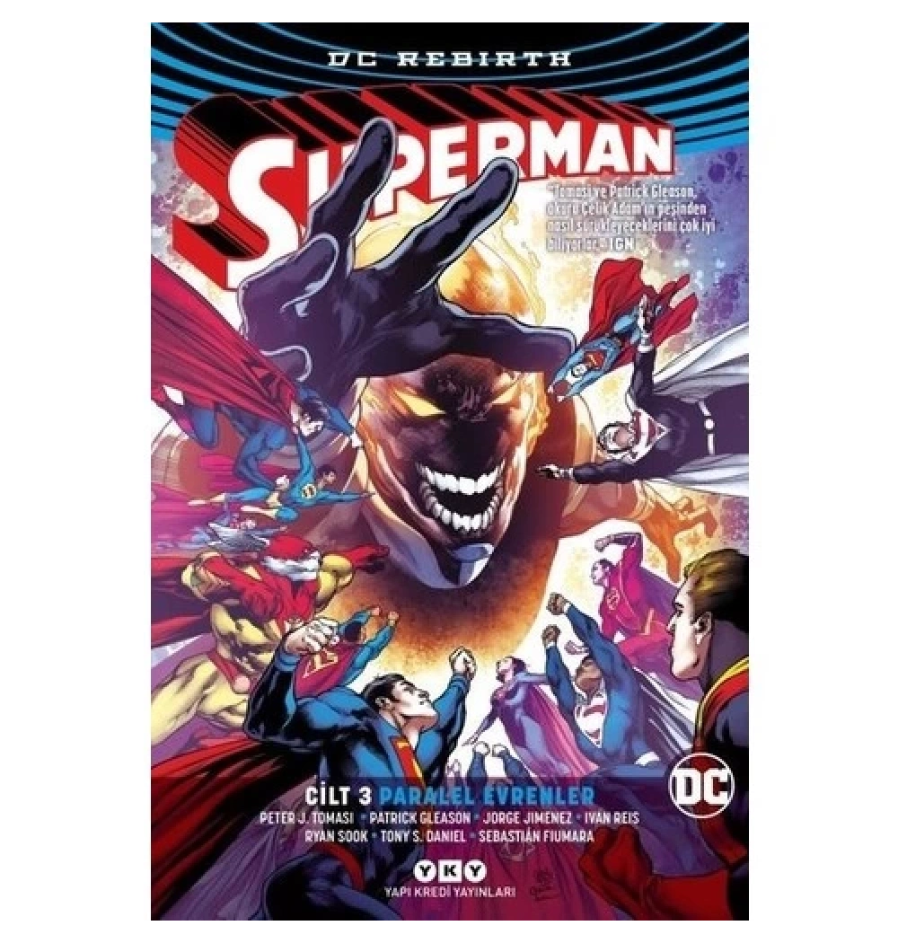 Superman Cilt 3 Paralel Evrenler Çizgi Roman  Yapı Kredi