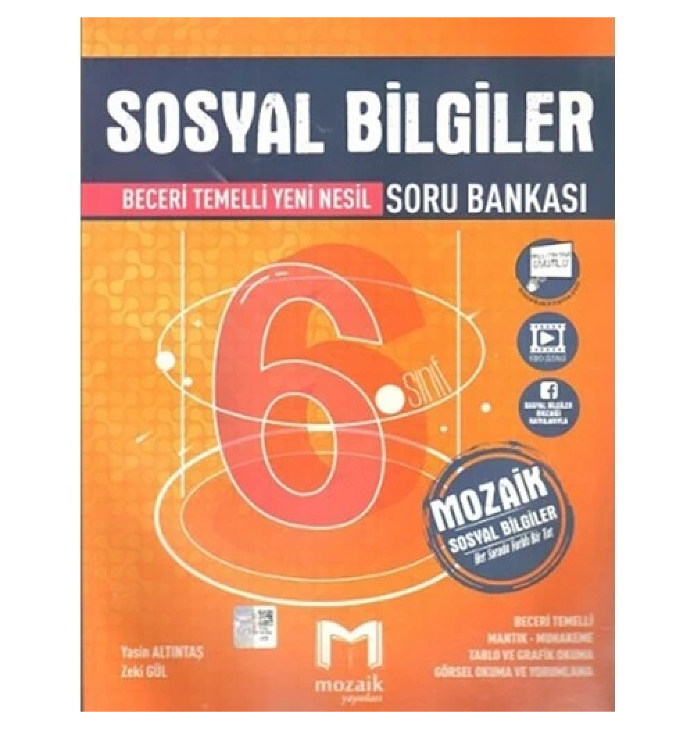 Mozaik 6.Sınıf Sosyal Bilgiler Soru Bankası Yeni Nesil