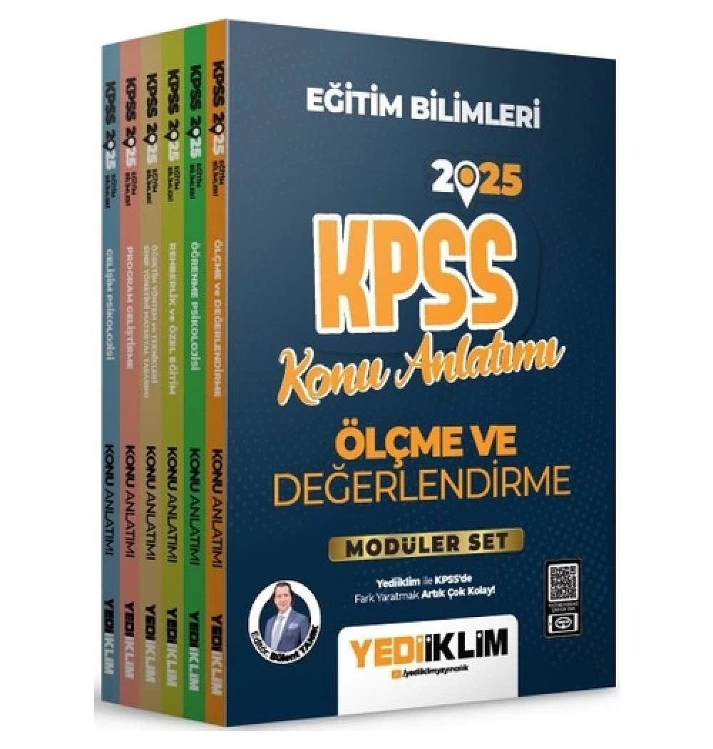 2025 Eğitim Bilimleri Konu Anlatımlı Modüler 6 Lı Set  Yediiklim