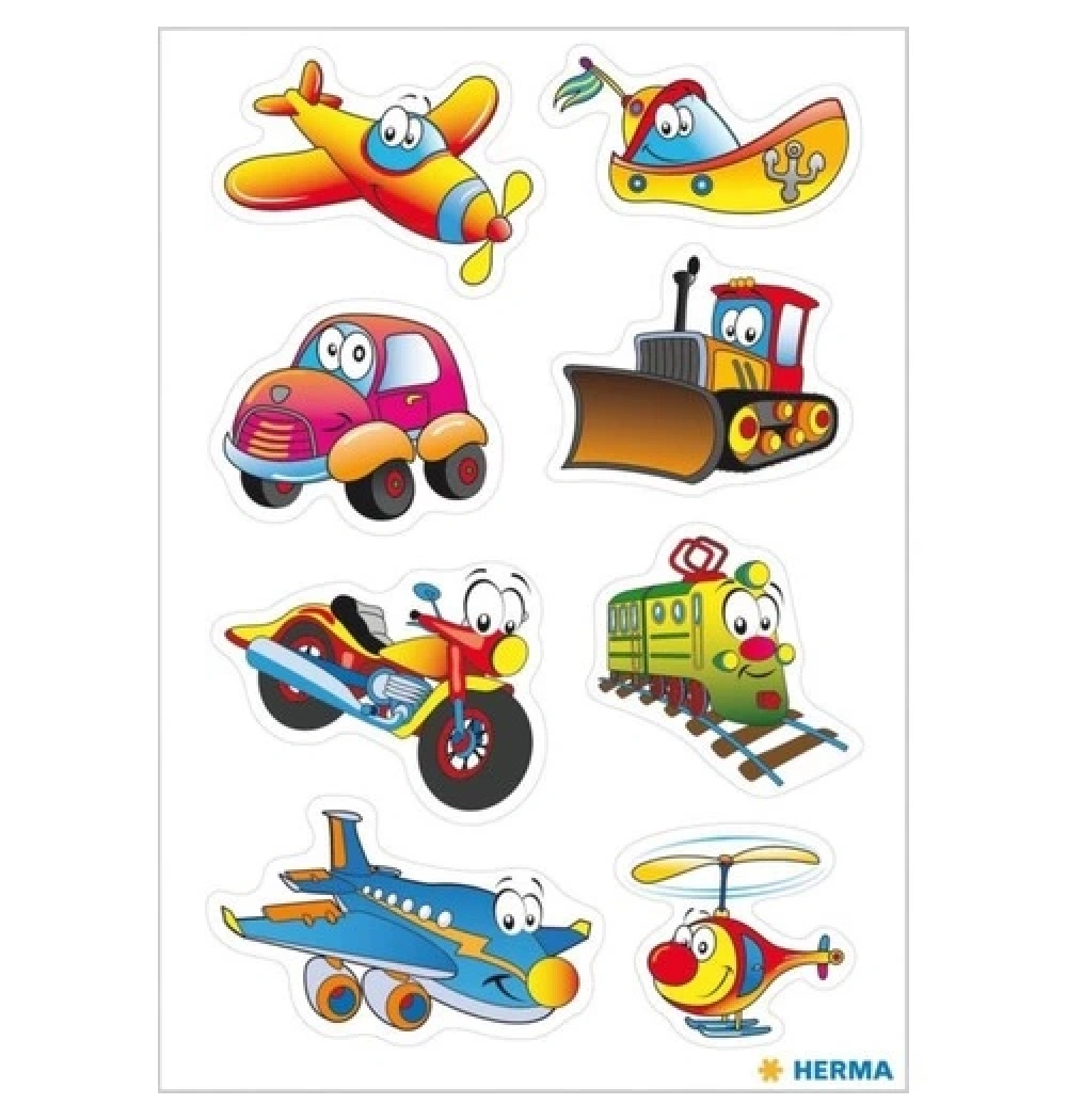 Herma Magıc Etiket Oynar Göz Vehıcles