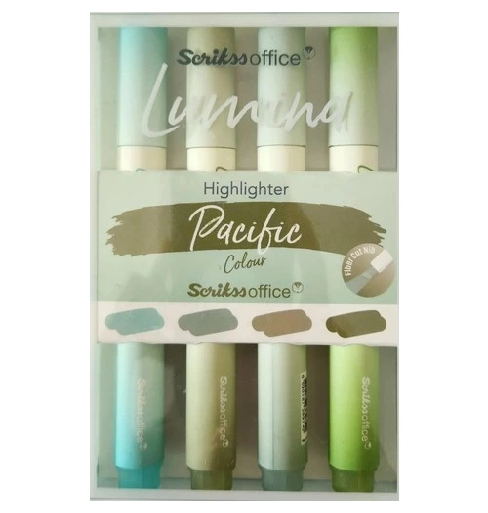 Scrıkss Lumına Fosforlu Kalem Pacıfıc 4 Lü Set