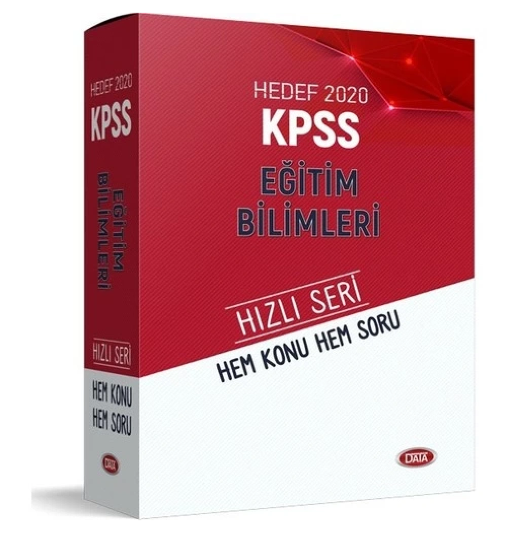 Data 2020 Kpss Eğitim Bilimleri Konu Soru Seti 6 Lı Kampanya