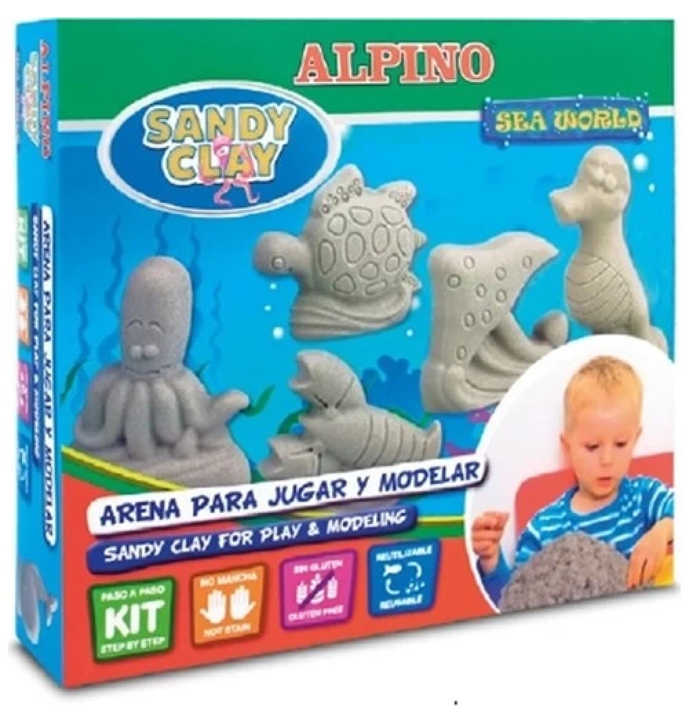 Alpıno Dp-000194 Sandy Clay Oyun Kumu 300 Gr