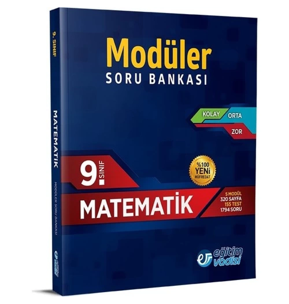 Eğitim Vadisi 9.Sınıf Matematik Modüler Soru Bankası