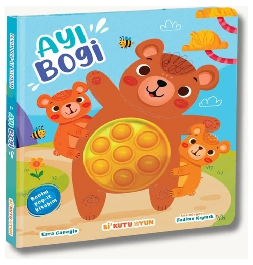 Ayı Bogi Benim Pop-İt Kitabım  Bikutu Oyun