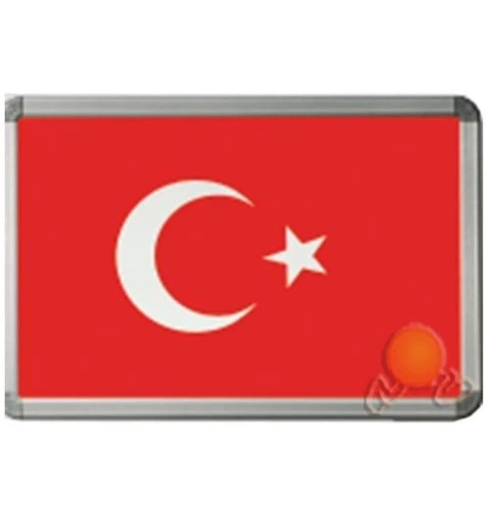 İnter 20X30 Alüminyum Çerçeve Duvara Monte Türk Bayrağı Kod:Int-900