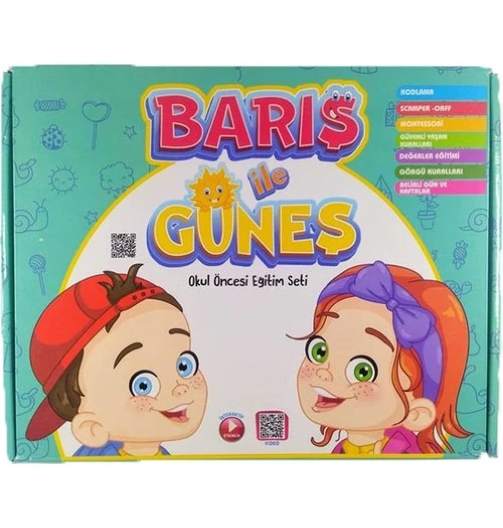 Barış İle Güneş Okul Öncesi Eğitim Seti Pembe Patikler