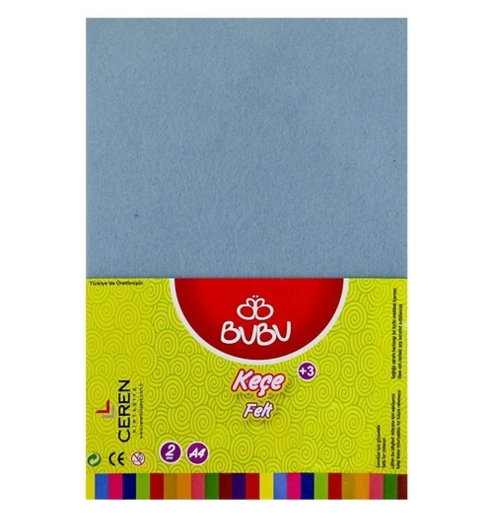 Bu-Bu 20X30 Keçe Mavi 2 Mm  Kod:Bubu-Ke0012