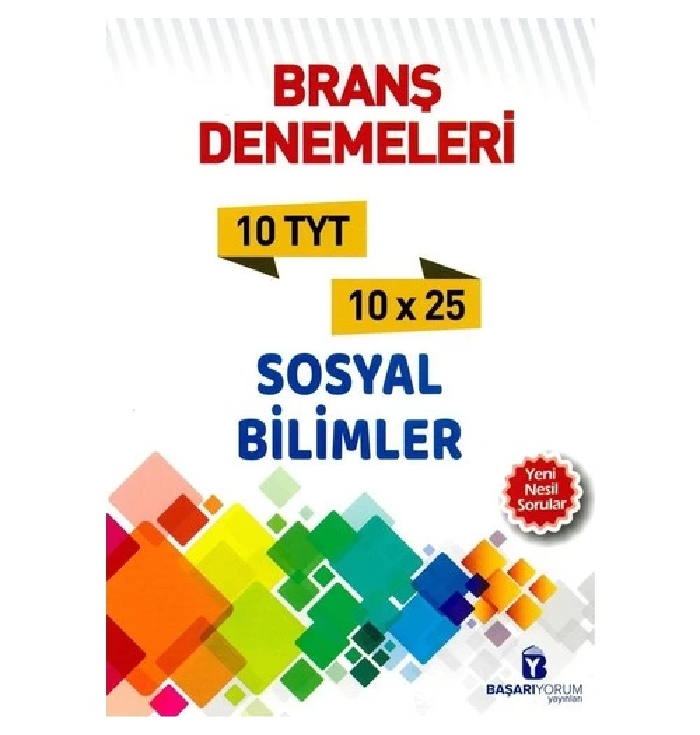 Başarıyorum Tyt Sosyal Bilimler Denemeleri