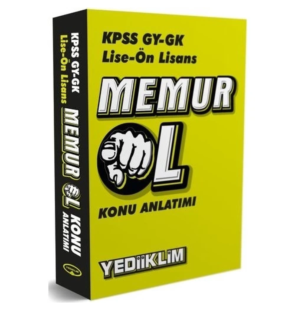 Kpss Lise Önlisans Memur Ol Gy Gk Konu Anlatım  Yediiklim