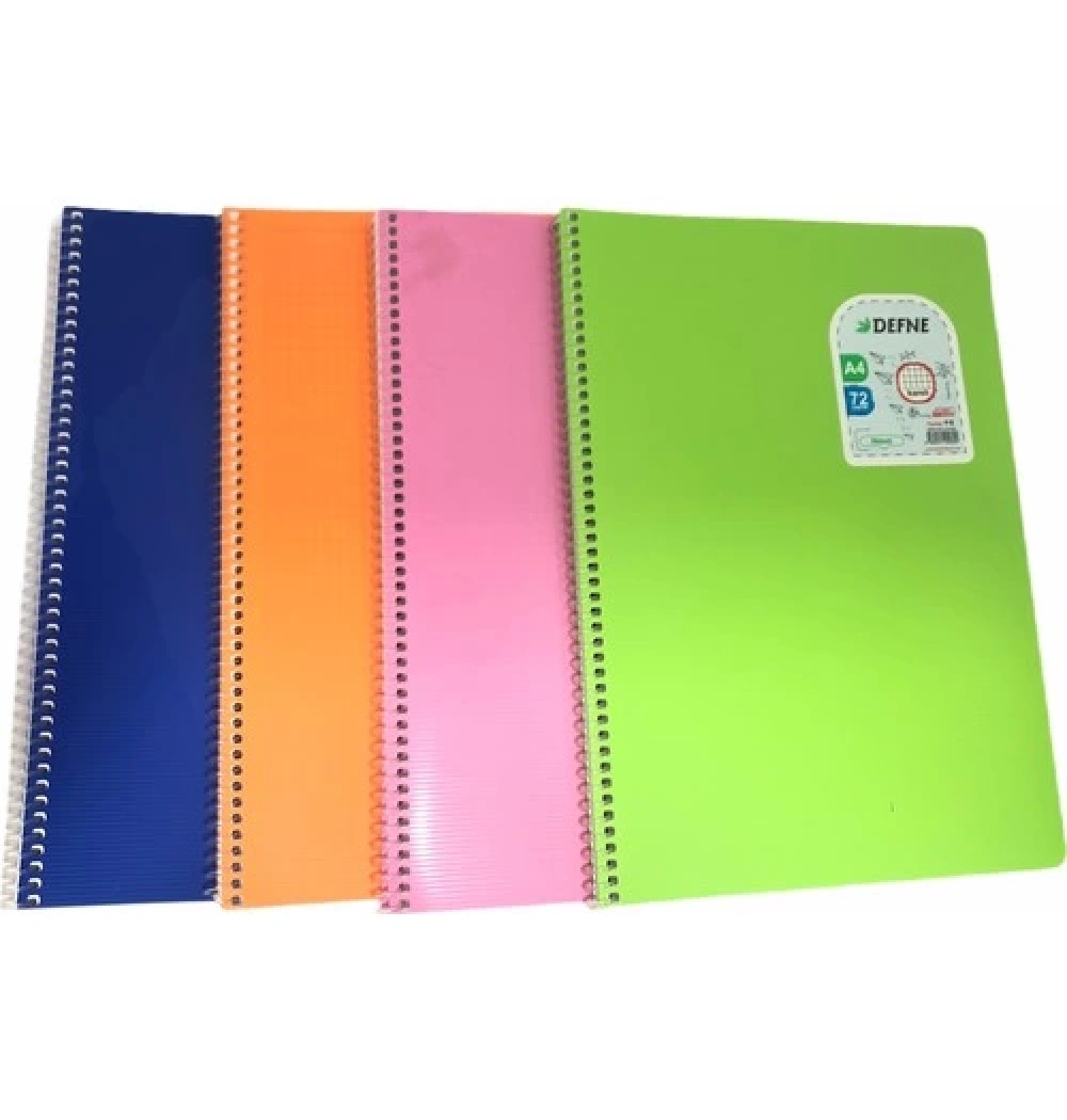 Defne Nova Pp Kapak A4 72 Yaprak Kareli Dfn-2800