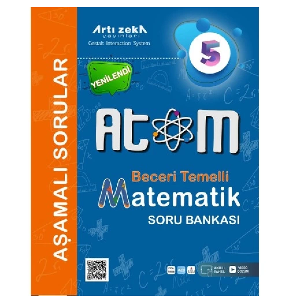 Artızeka 5.Sınıf Atom Beceri Temelli Matematik Soru Bankası