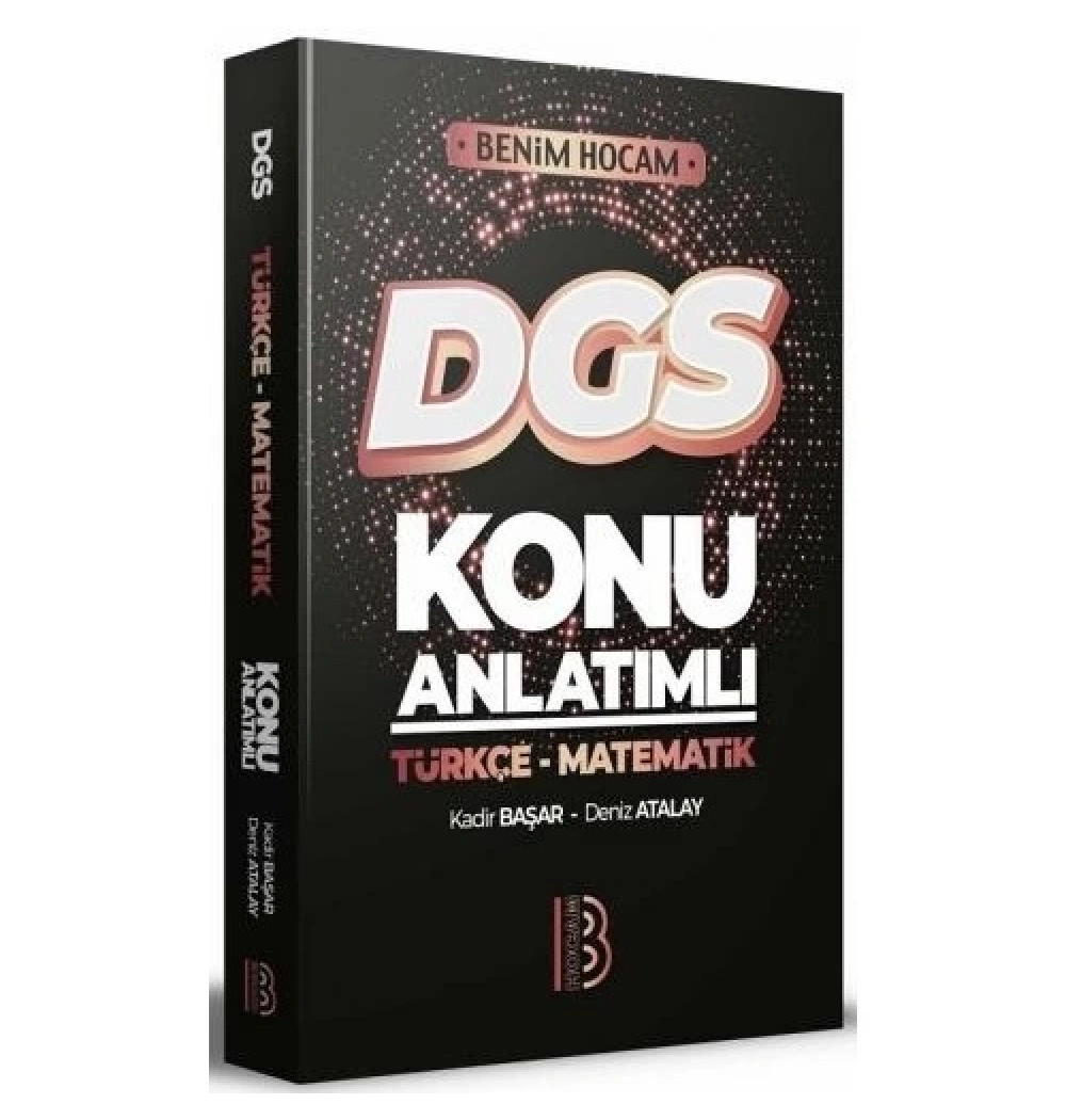 Dgs Türkçe Matematik Konu Anlatım  Benim Hocam