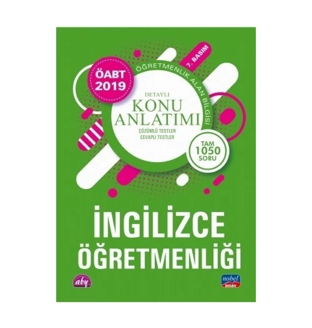 Öabt İngilizce Öğretmenliği Konu Anlatım 2019   No