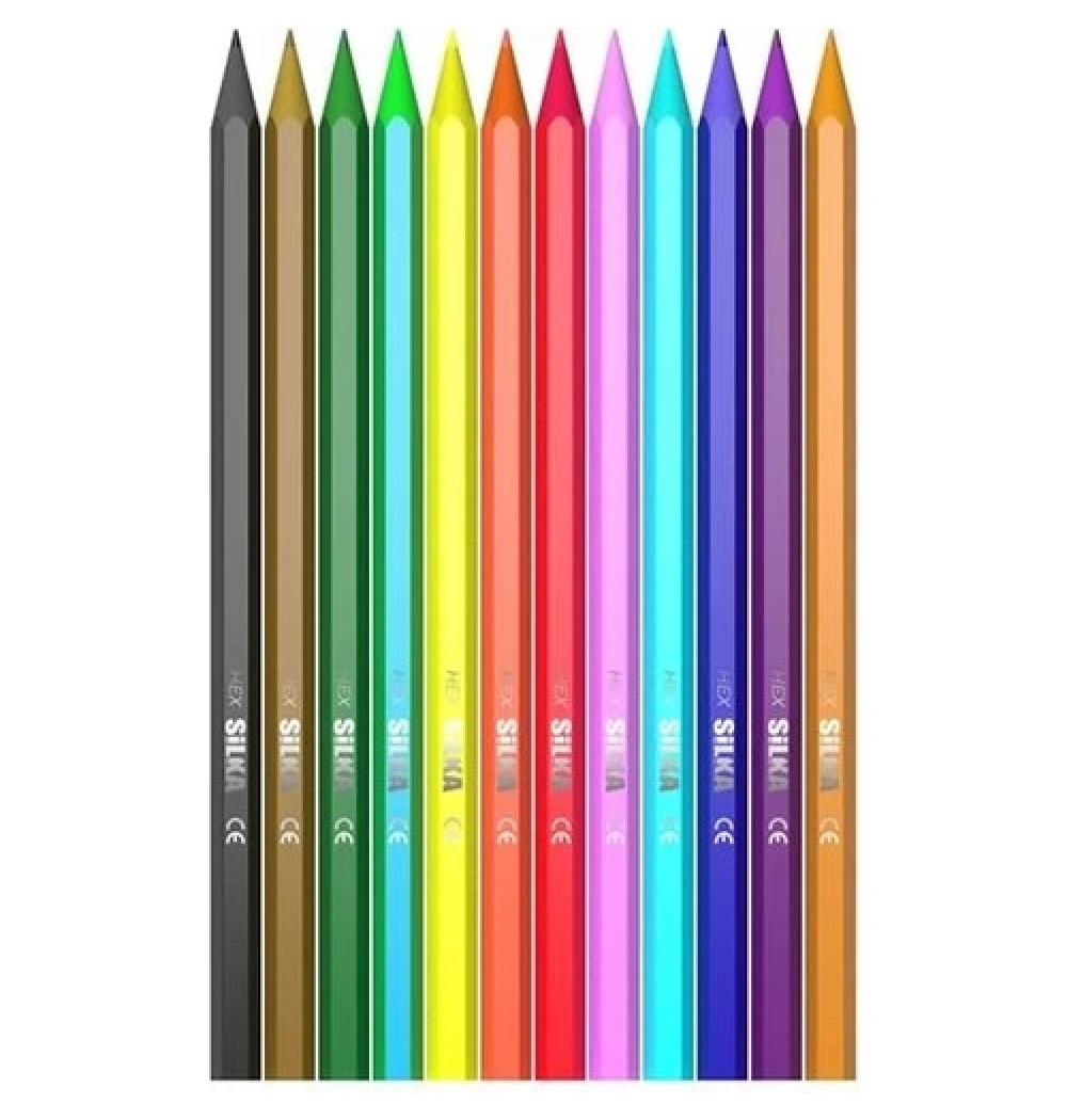 Silka Klay Kuruboya Tüp Tam Boy 12Li