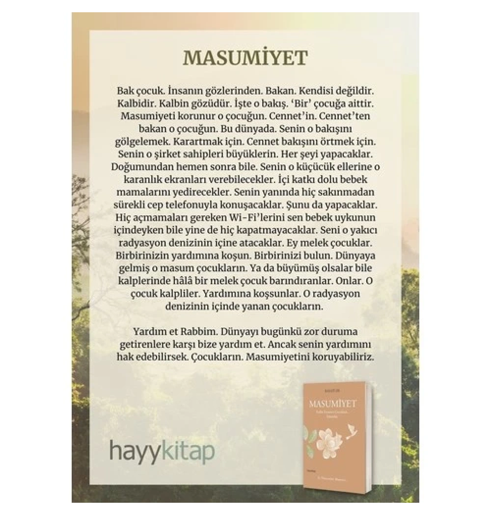 Masumiyet  Hayati Sır  Hayykitap