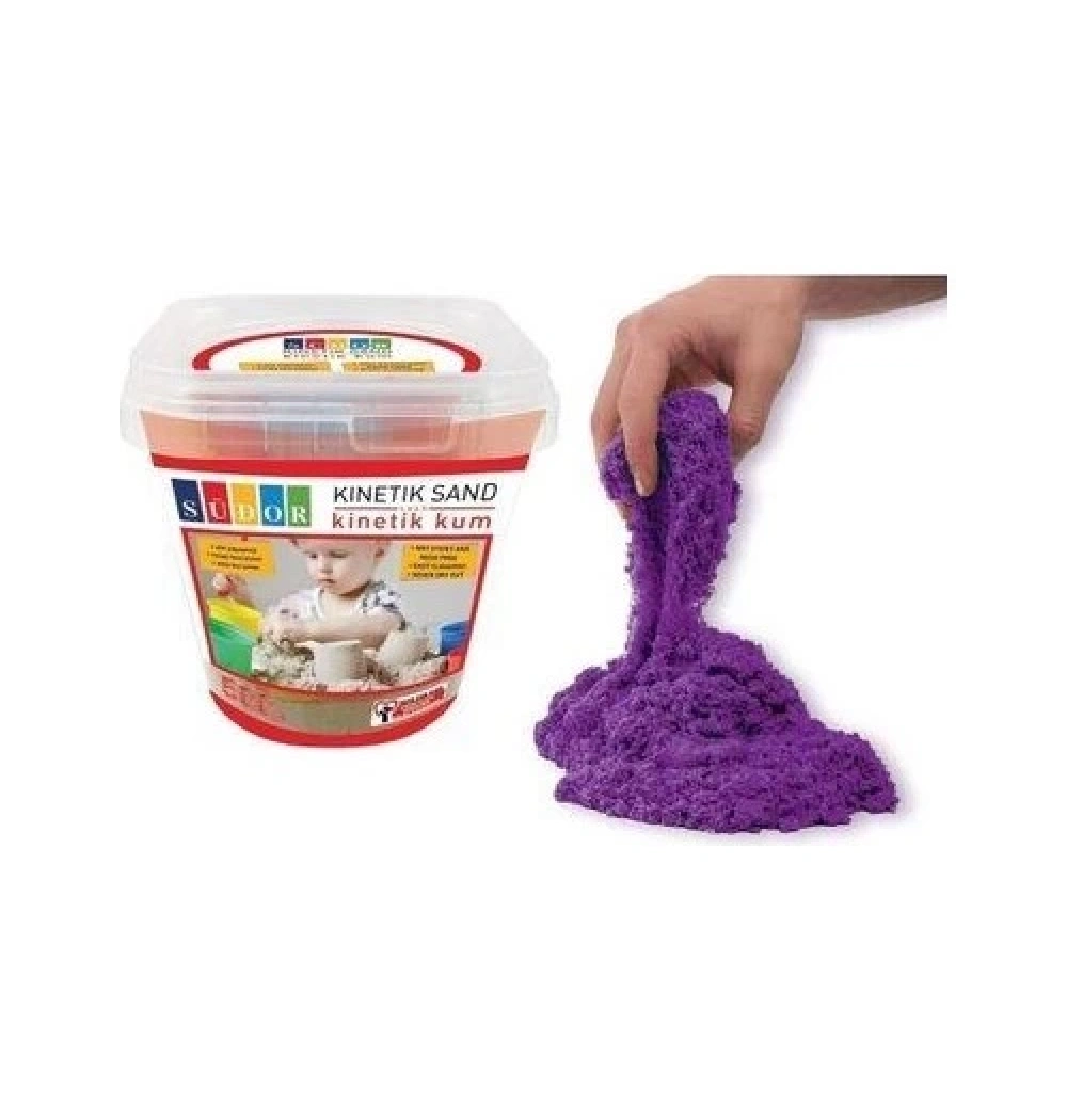 Südor Kovalı Kinetik Kum  500 Gr Lila Kod:Ks02-8