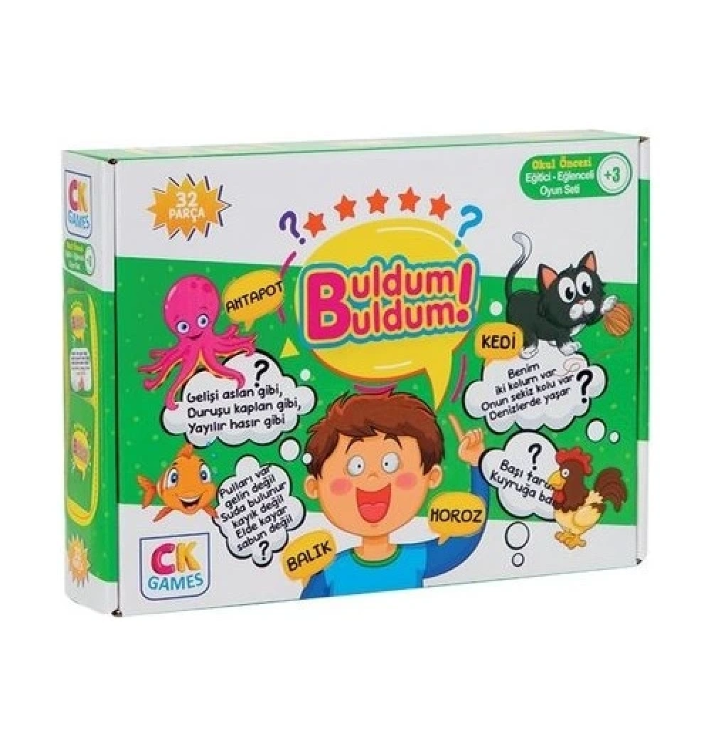 Buldum Buldum Eğitici Öğretici Set 3+Yaş  Bumerang Yayın