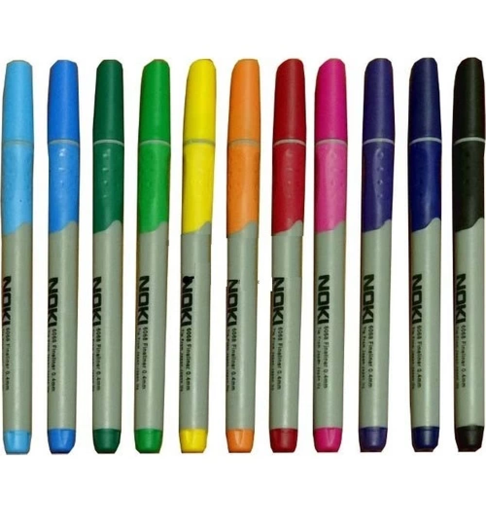 Noki Fineliner Keçeli Kalem Yeşil  0.4 Mm Kod:6068-160