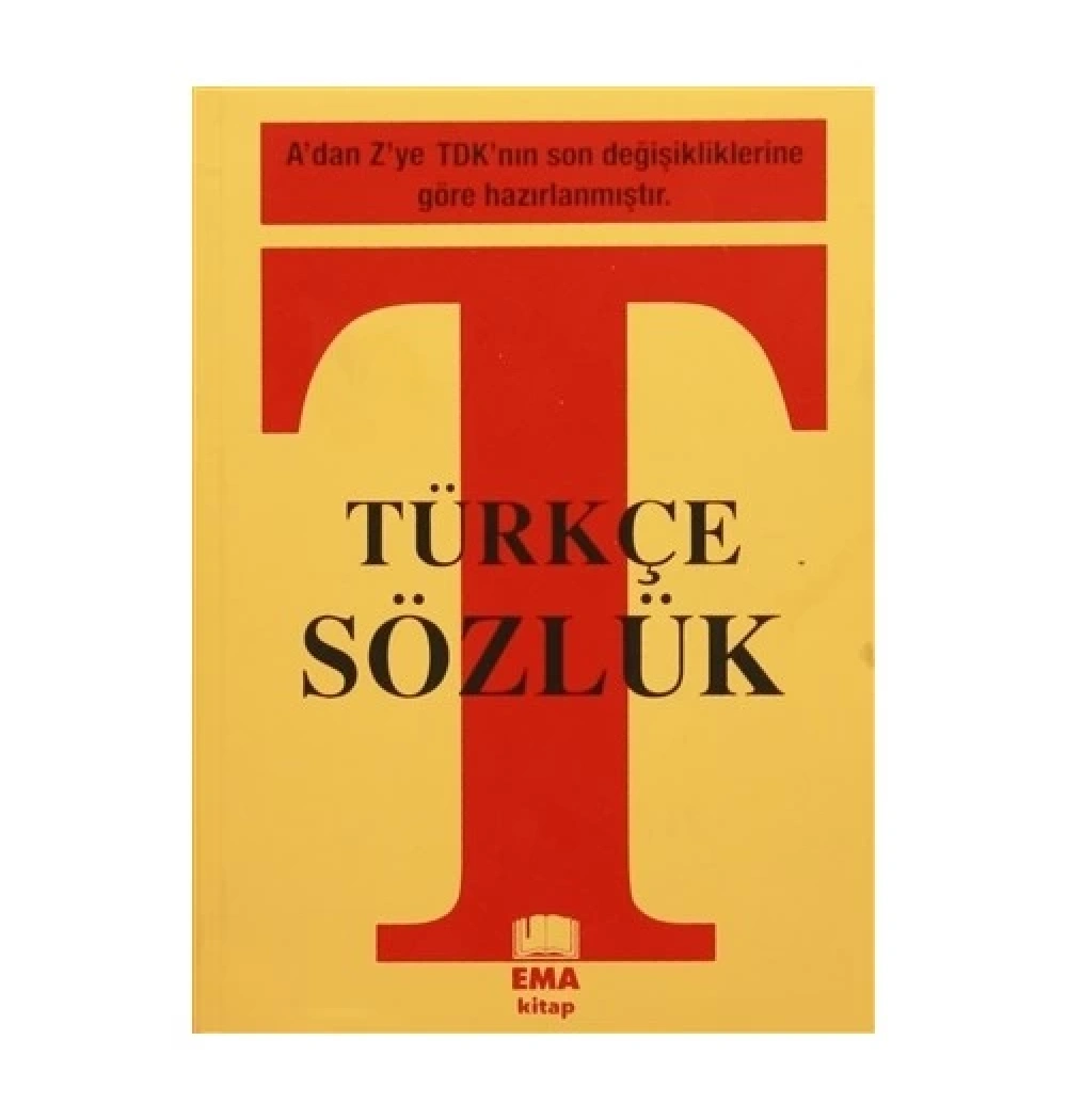 Türkçe Sözlük Plastik Kaplı M013  Emakitap