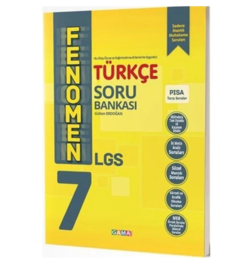 Gama 7.Sınıf Türkçe Soru Bankası 3 Lü Set  Kurmayyayın