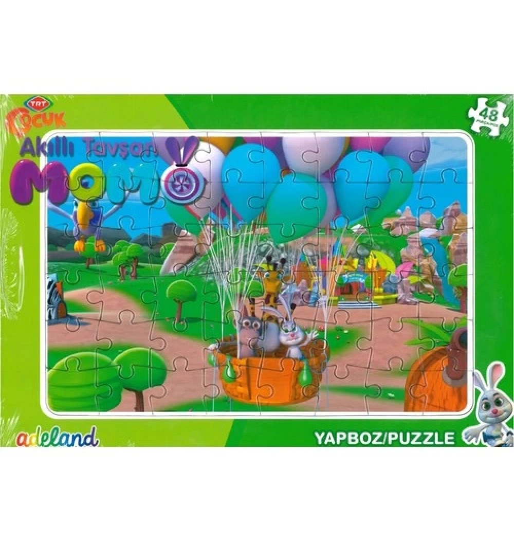 Akıllı Tavşan Momo Yapboz Puzzle 48 Parça