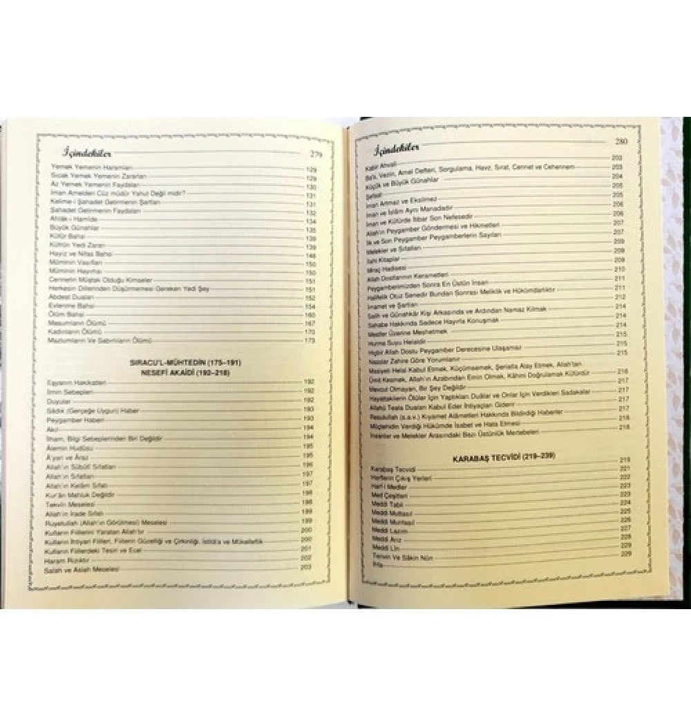 Mızraklı İlmihal Ciltli Siyah Beyaz Yasin Yayınevi