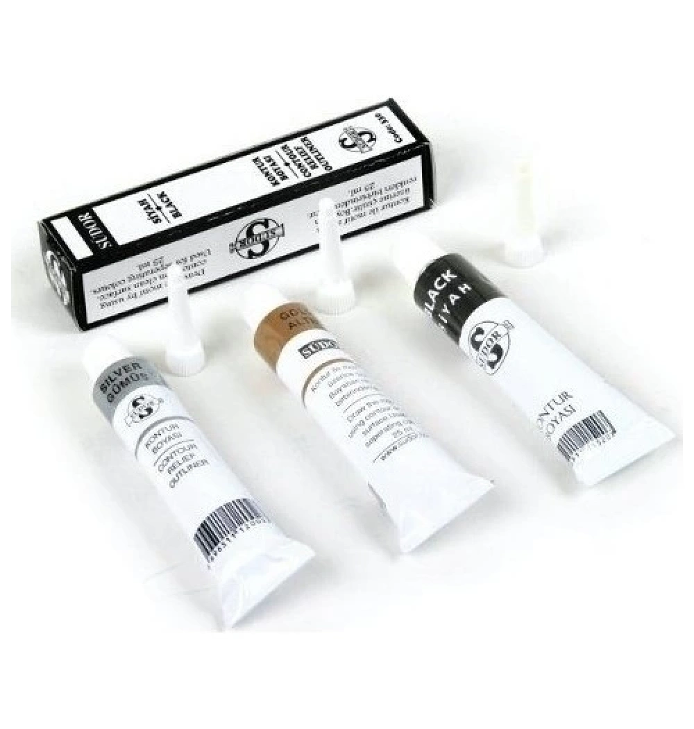 Südor 332 Kontür Boyası 25 Ml Tüp Altın