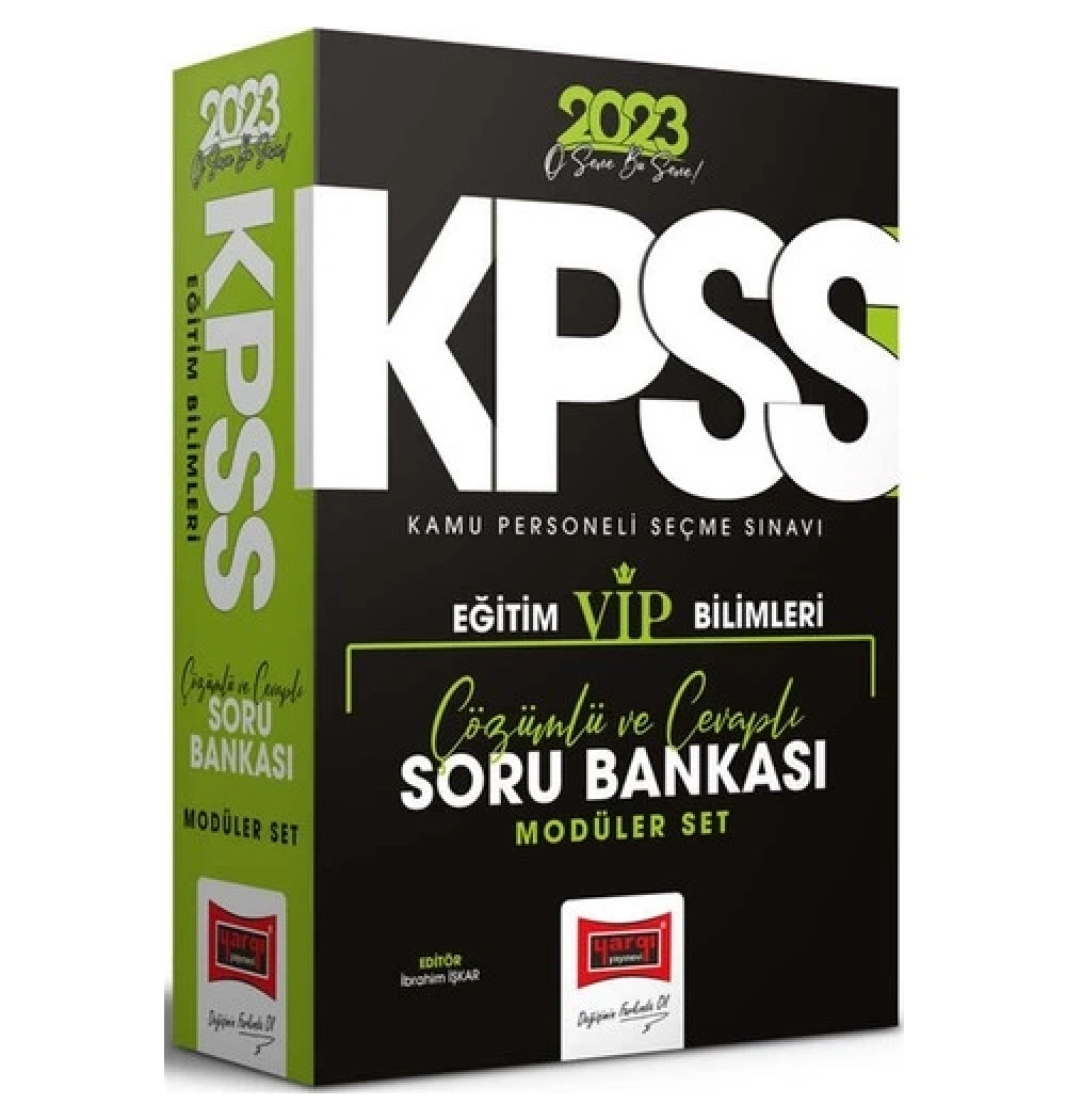 Yargı 2023 Kpss Eğitim Bilimleri Vip Modüler Soru Bankası Seti