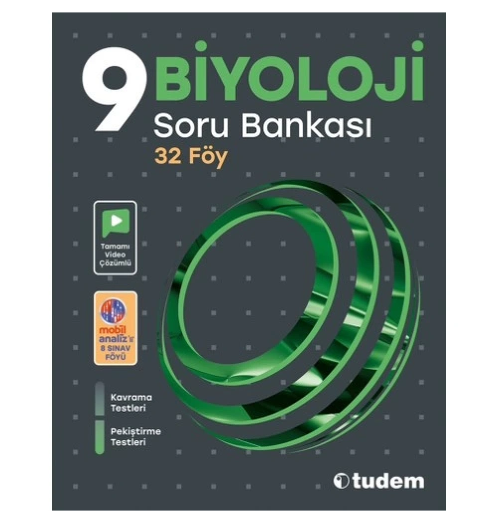 Tudem 9.Sınıf Biyoloji Soru Bankası 30 Föy